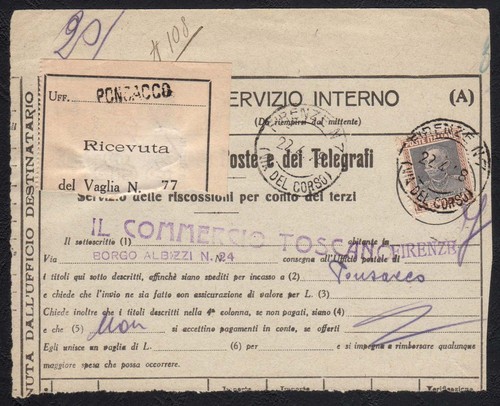 Storia postale regno 1928 - storia,