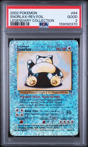 Snorlax legendary reverse holo - snorlax,