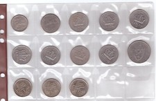 LOTTO 13 MONETE NORVEGIA - VALORI E ANNI MISTI (R)