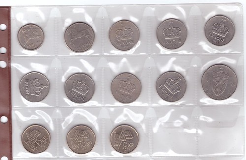 Lotto monete norvegia - 13,