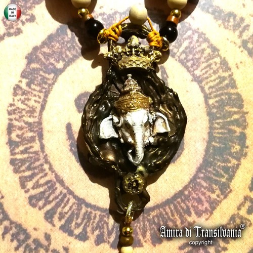 Collana etnico amuleto - collana,