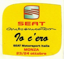 ADESIVO STICKER SEAT AUTODROMO