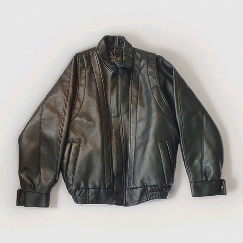 Giacca pelle italiana vintage