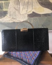 borsa pochette  in pitone anni