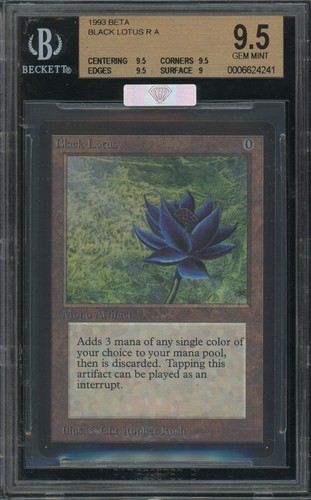 Bgs beta black lotus - 9.5,