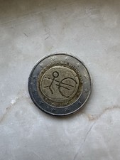 MONETA  2 EURO Repubblica italiana con omino stilizzato UEM 1999-2009 RARA✨✨✨✨✨