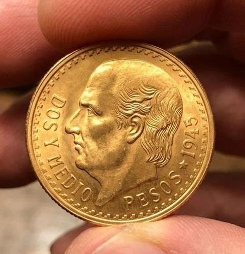 Messico pesos 1945 in fior - messico,