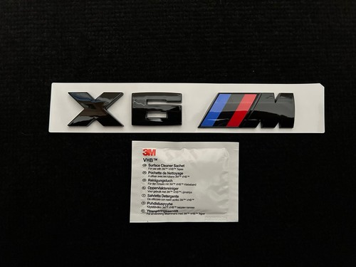 Distintivo bmw x6m nero - in,