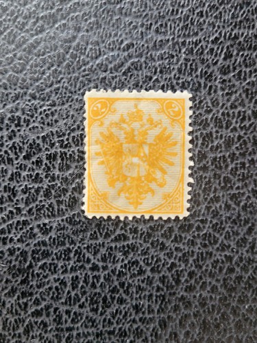Bosnia 1879 2n giallo - bosnia, mh,