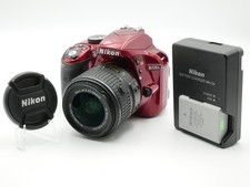 Used Red Nikon D3300 W/