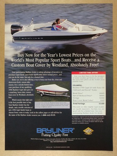 Pubblicità bayliner 1700 - pubblicità,
