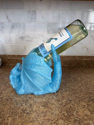Portabottiglie vino drago blu - portabottiglie,