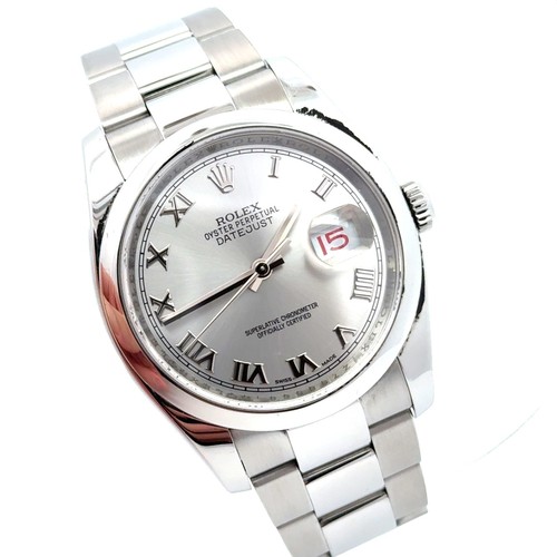 Rolex datejust 36mm - 36mm, acciaio