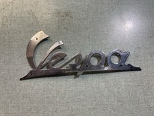 VESPA TARGHETTA  STEMMA SCUDO ANTERIORE PER VESPA FARO BASSO anni 50 Originale