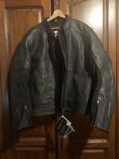 Tuta da per moto di pelle divisibile separabile in due pezzi giacca e pantalone