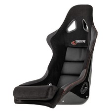 Sedile avvolgente TrackTime in vetroresina TT07 con marchio TrackTime sedile da gioco, sedile da corsa