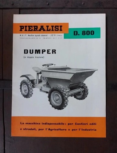 Dumper pieralisi d800 - dumper,