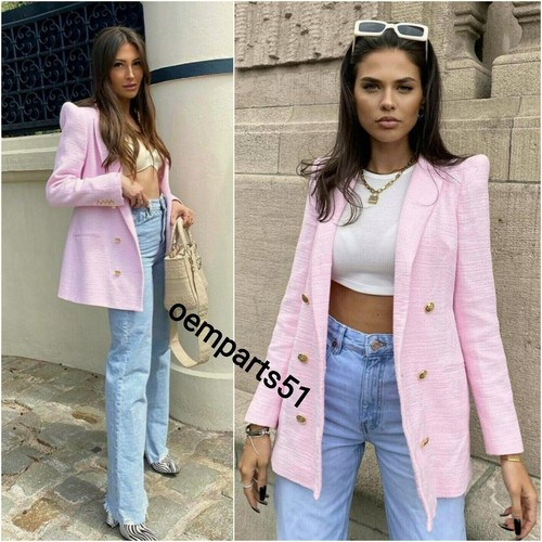 Zara giacca blazer doppiopetto - blazer,