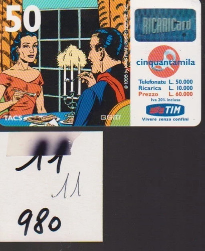 Scheda telefonica ricarica tim - scheda,