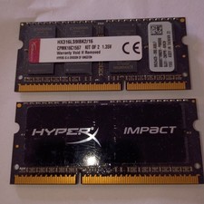 2  - 8GB / 16 GB=(2x8GB)