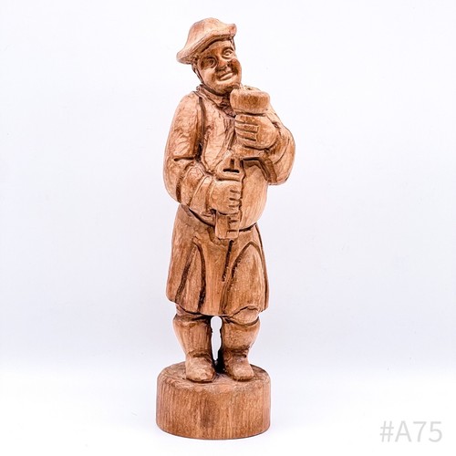 Statua vintage legno - statua,