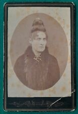 Fotografia Sardegna Antica Nobildonna in Abito Primi 1900 su Cartoncino