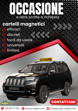 Cartelli per tetto auto magnetici OCCASIONE bifacciali rinforzati effetto smalto