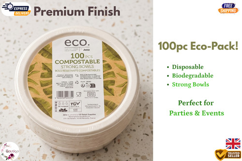 Jena eco ciotole monouso cm - monouso, 18
