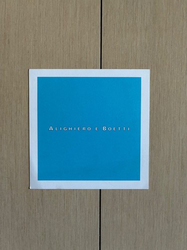 Alighiero boetti invito - ,