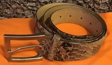 Cintura Uomo Pelle Serpente