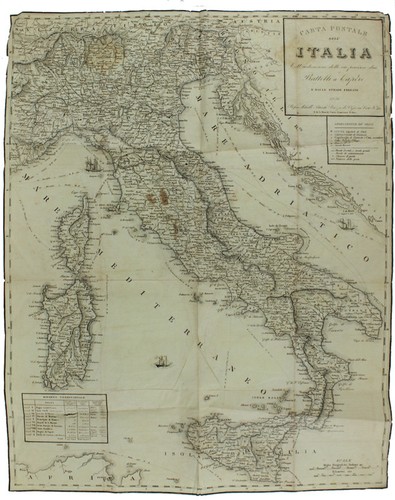 Carta postale dell - postale, dell'italia