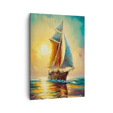 Quadro su Tela 50x70cm Barca A