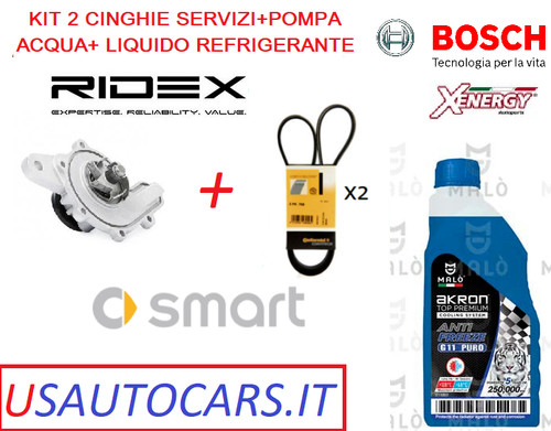 Kit cinghie servizi pompa - kit, +