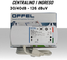 Centralino 1 ingresso 40dB regolabile VHF+UHF filtro 5G offel 26-779
