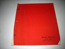 ERCOLE REDUZZI CATALOGO MOBILI D'ARTE 1969