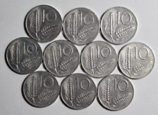 10 Lire 1954 - Lotto 10 Monete