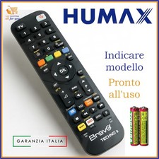 Telecomando universale per decoder ricevitore Humax bravo compatibile DTT TV SAT