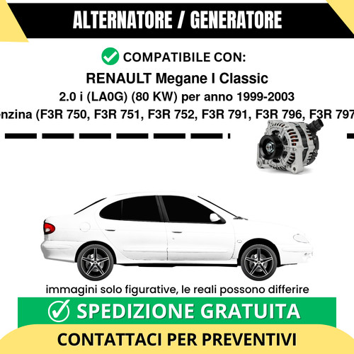 Alternatore renault megane - alternatore,