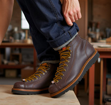 Stivali da tetto Thorogood American Heritage suola con zeppa e pizzo 814-4000 nuovi