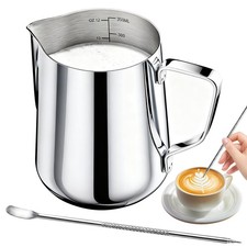Brocca per latte in acciaio