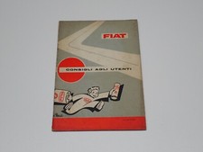 FIAT CONSIGLI AGLI UTENTI 1961