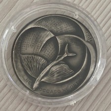 1987 MEDAGLIA POLIGRAFICO ITALIA ZECCA IPZS CALENDARIO ARGENTO