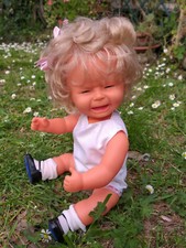 Bambola SEBINO vintage doll ANNI 60 70? CAMILLA STRILLA ? Tipo Pupa bebè furga