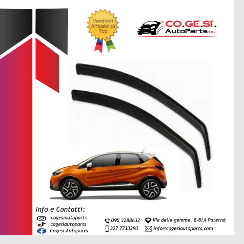 Farad deflettori aria renault - deflettori,