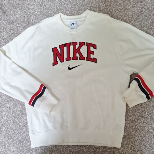 Felpa nike vintage bianca - felpa,