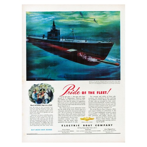 Poster vintage sottomarino - poster,