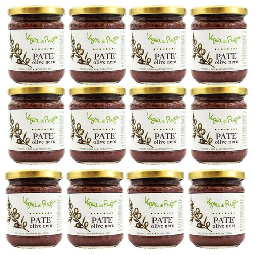 Pate olive nere olio - nere,