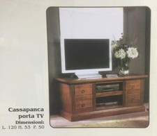 CASSAPANCA PORTA TV IN LEGNO