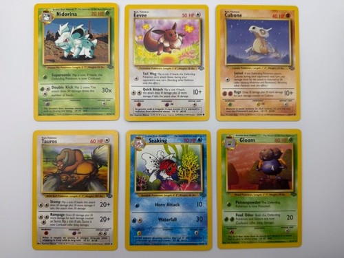 Lotto carte pokémon jungle - lotto, 6
