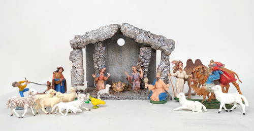 Set presepe epoca capanna - set,